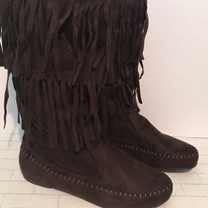 Suede vintage boots